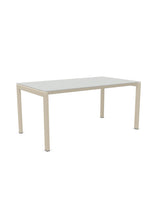 Schaffner Luzern table repas 160x90cm Gris Argent 78 Sable Pastel 15 