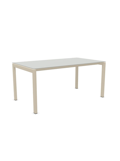 Schaffner Luzern table repas 160x90cm Gris Argent 78 Sable Pastel 15 