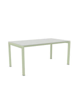 Schaffner Luzern table repas 160x90cm Gris Argent 78 Vert Pastel 64 