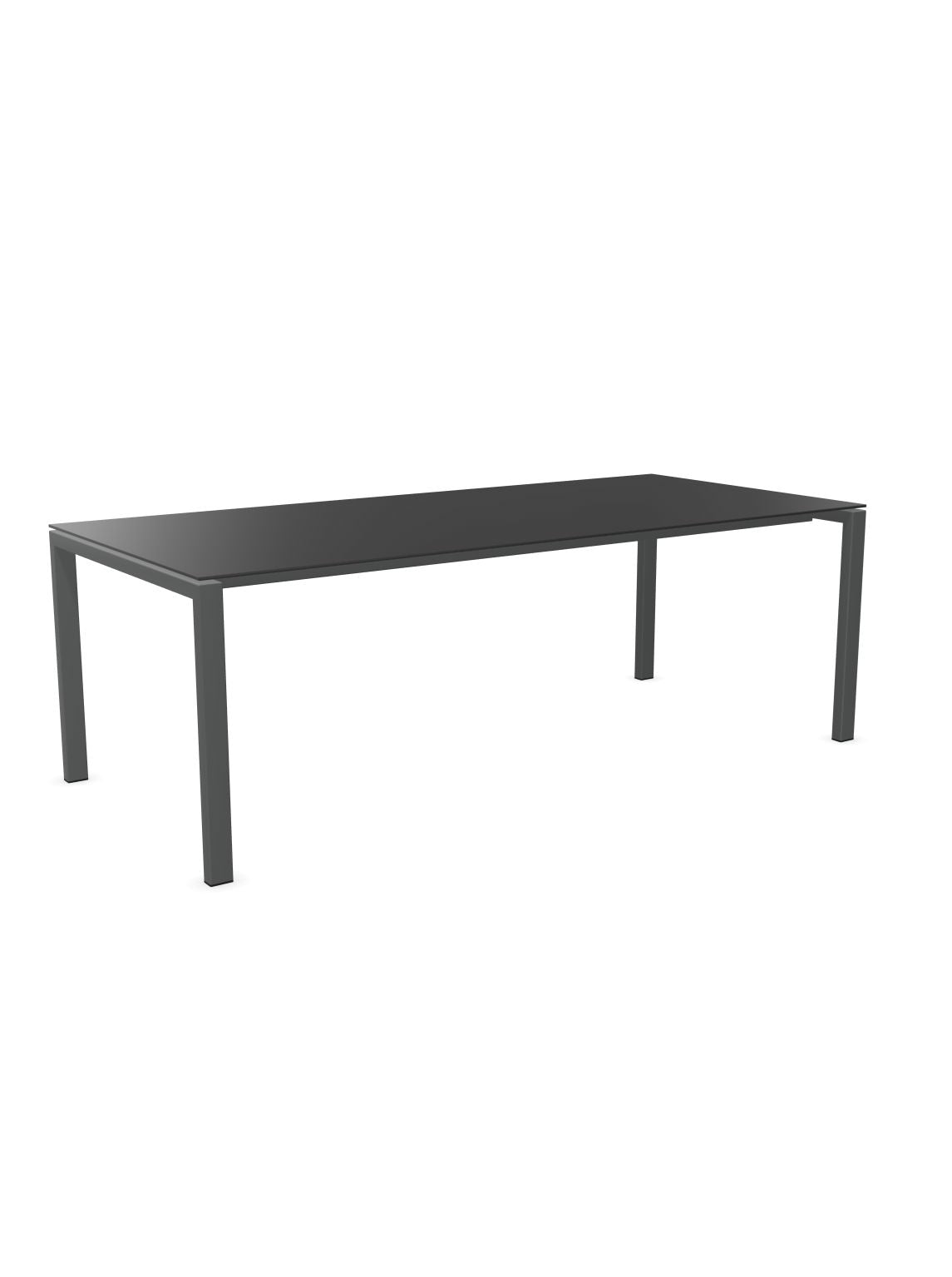 Schaffner Luzern table repas 220x100cm Anthracite 77 Graphite 73 