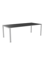 Schaffner Luzern table repas 220x100cm Anthracite 77 Gris argent 78 