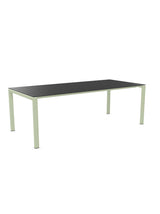 Schaffner Luzern table repas 220x100cm Anthracite 77 Vert Pastel 64 