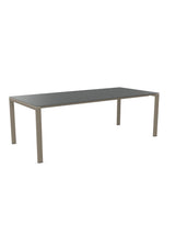 Schaffner Luzern table repas 220x100cm Graphite 73 Champagne 85 