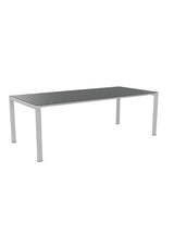 Schaffner Luzern table repas 220x100cm Graphite 73 Gris argent 78 
