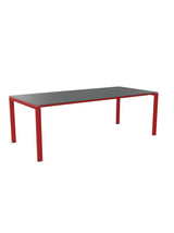 Schaffner Luzern table repas 220x100cm Graphite 73 Rouge 30 