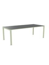 Schaffner Luzern table repas 220x100cm Graphite 73 Vert Pastel 64 