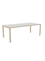 Schaffner Luzern table repas 220x100cm Gris Argent 78 Marron Pastel 83 