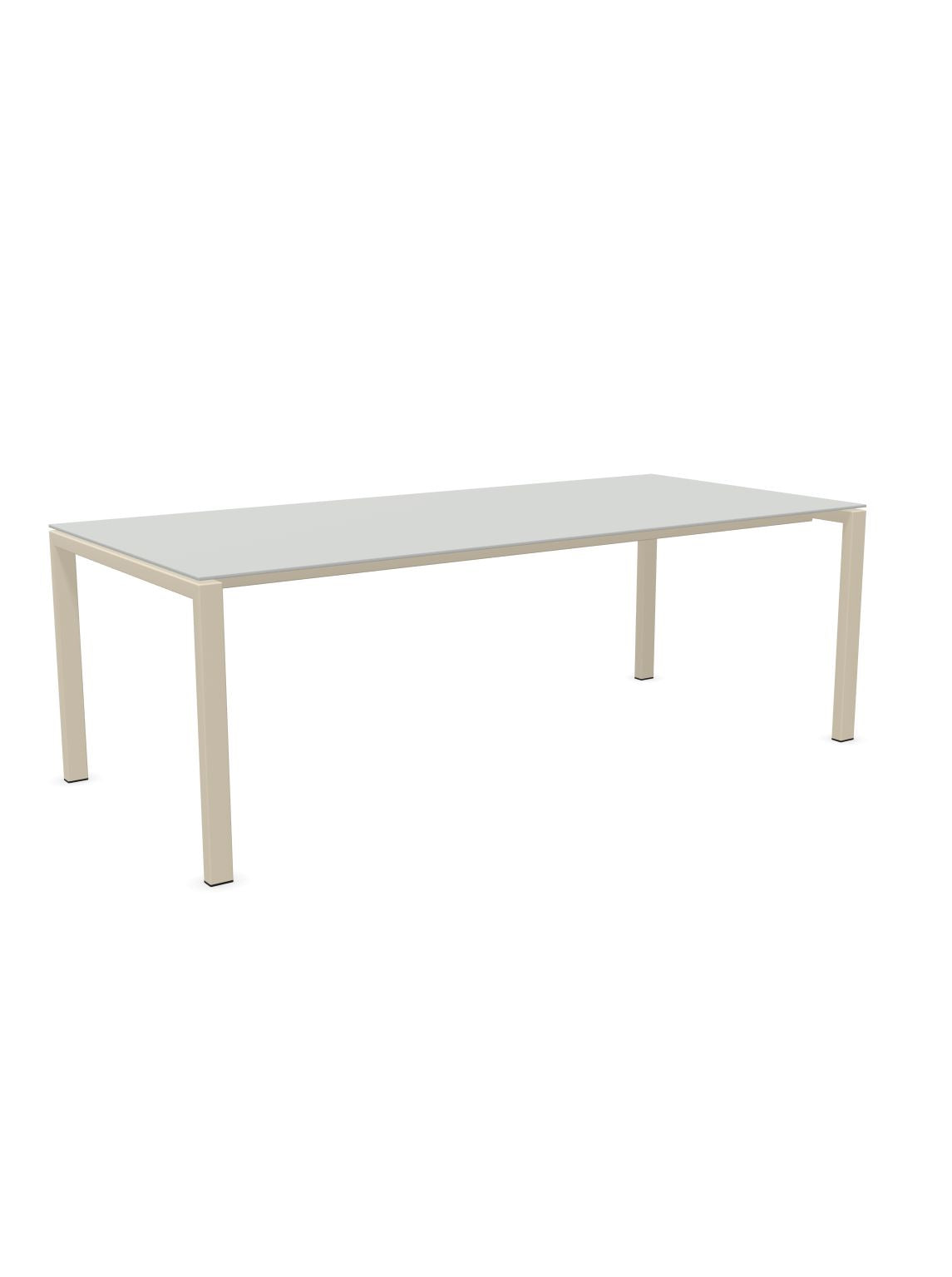 Schaffner Luzern table repas 220x100cm Gris Argent 78 Sable Pastel 15 