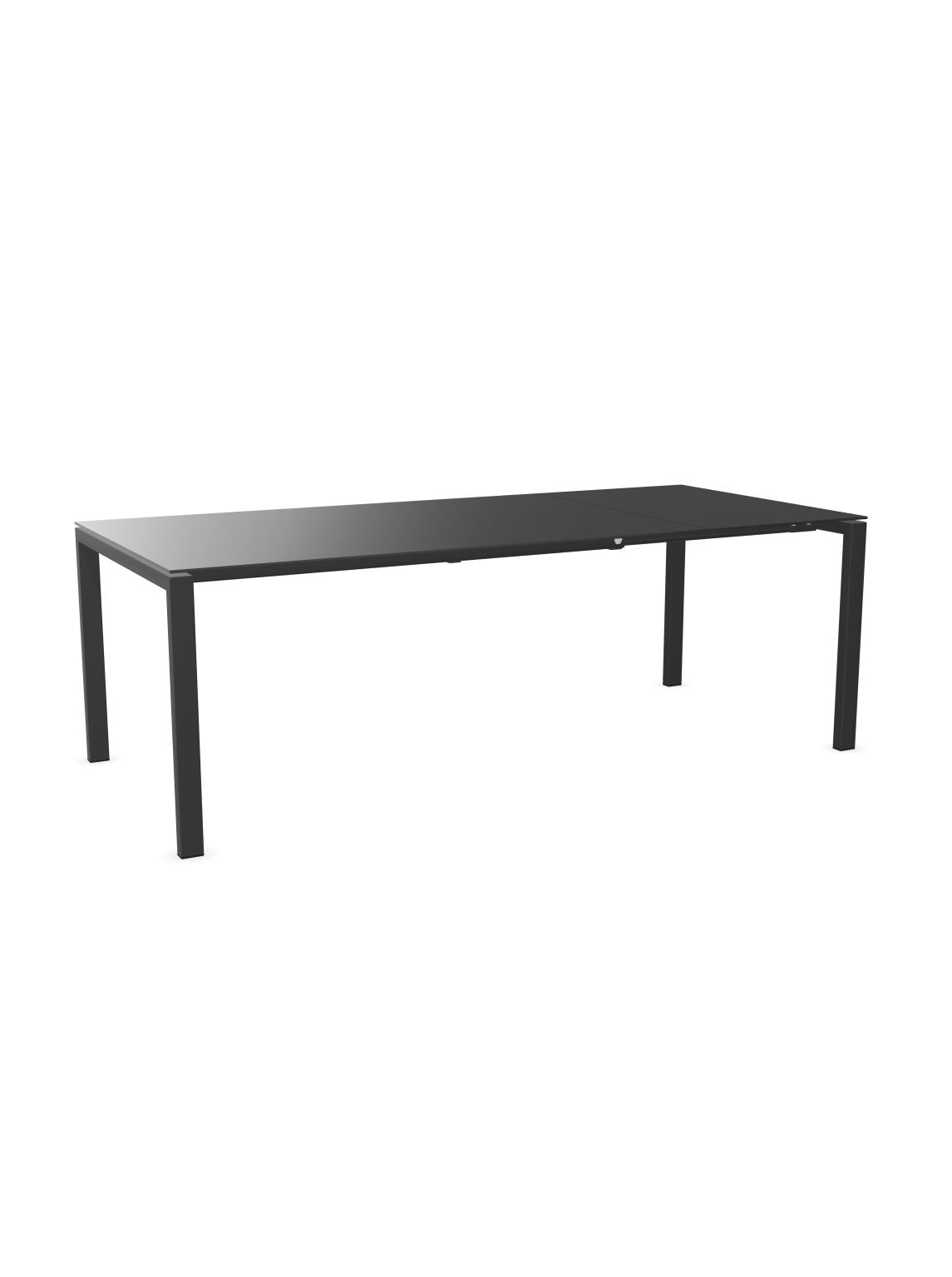 Schaffner Luzern table repas extensible 160/220x100cm Anthracite 77 Anthracite 77 