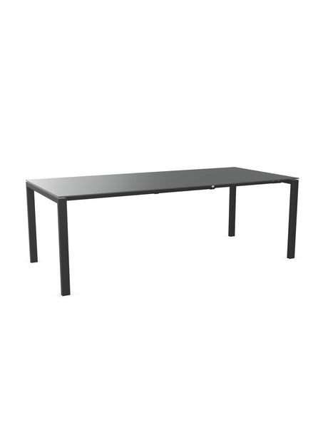 Schaffner Luzern table repas extensible 160/220x100cm Graphite 73 Anthracite 77 