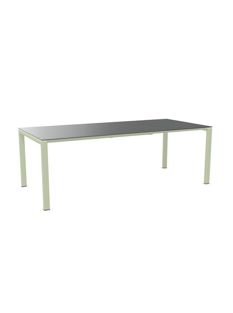 Schaffner Luzern table repas extensible 160/220x100cm Graphite 73 Vert Pastel 64 