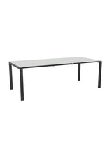 Schaffner Luzern table repas extensible 160/220x100cm Gris Argent 78 Anthracite 77 