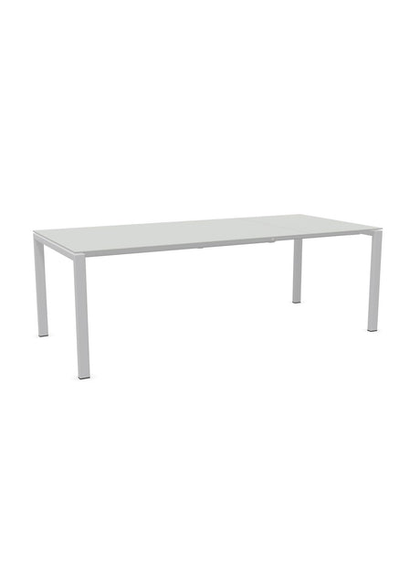 Schaffner Luzern table repas extensible 160/220x100cm Gris Argent 78 Gris argent 78 