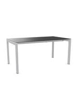 Schaffner Luzern table repas extensible 160/220x90cm Anthracite 77 Gris argent 78 