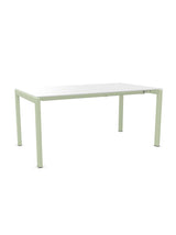 Schaffner Luzern table repas extensible 160/220x90cm Blanc 90 Vert Pastel 64 