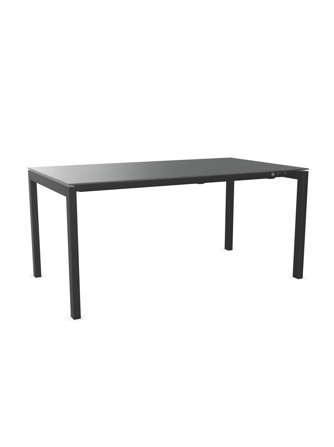 Schaffner Luzern table repas extensible 160/220x90cm Graphite 73 Anthracite 77 