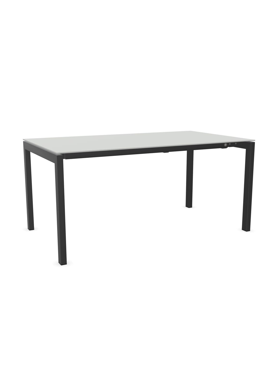Schaffner Luzern table repas extensible 160/220x90cm Gris Argent 78 Anthracite 77 