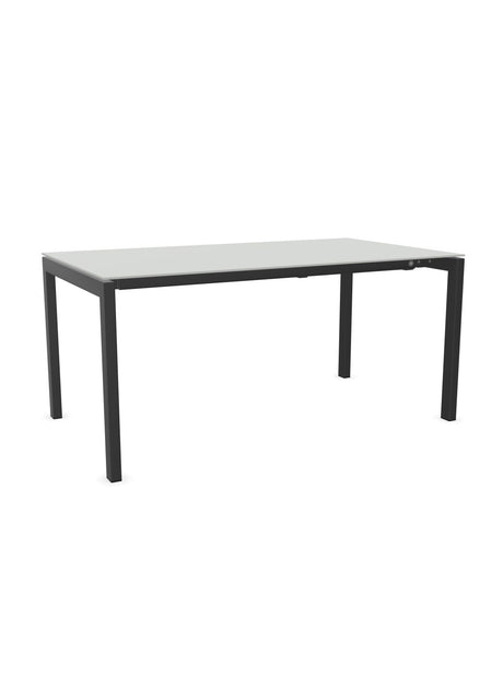 Schaffner Luzern table repas extensible 160/220x90cm Gris Argent 78 Anthracite 77 