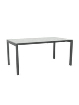 Schaffner Luzern table repas extensible 160/220x90cm Gris Argent 78 Graphite 73 