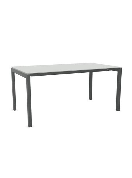 Schaffner Luzern table repas extensible 160/220x90cm Gris Argent 78 Graphite 73 