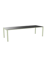 Schaffner Luzern table repas extensible 220/280x100cm Anthracite 77 Vert Pastel 64 