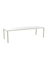 Schaffner Luzern table repas extensible 220/280x100cm Blanc 90 Vert Pastel 64 
