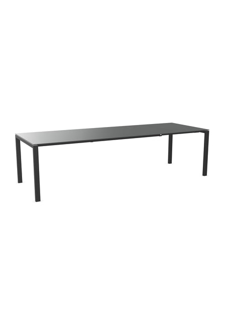 Schaffner Luzern table repas extensible 220/280x100cm Graphite 73 Anthracite 77 