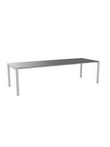 Schaffner Luzern table repas extensible 220/280x100cm Graphite 73 Gris argent 78 