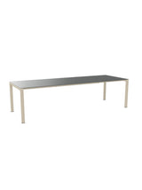 Schaffner Luzern table repas extensible 220/280x100cm Graphite 73 Sable Pastel 15 