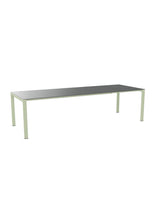 Schaffner Luzern table repas extensible 220/280x100cm Graphite 73 Vert Pastel 64 