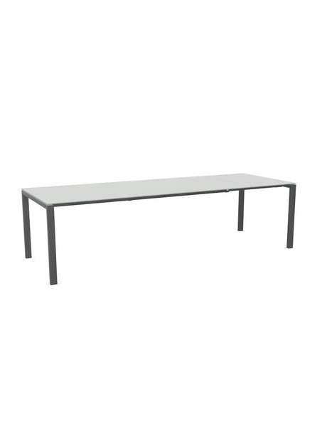 Schaffner Luzern table repas extensible 220/280x100cm Gris Argent 78 Graphite 73 