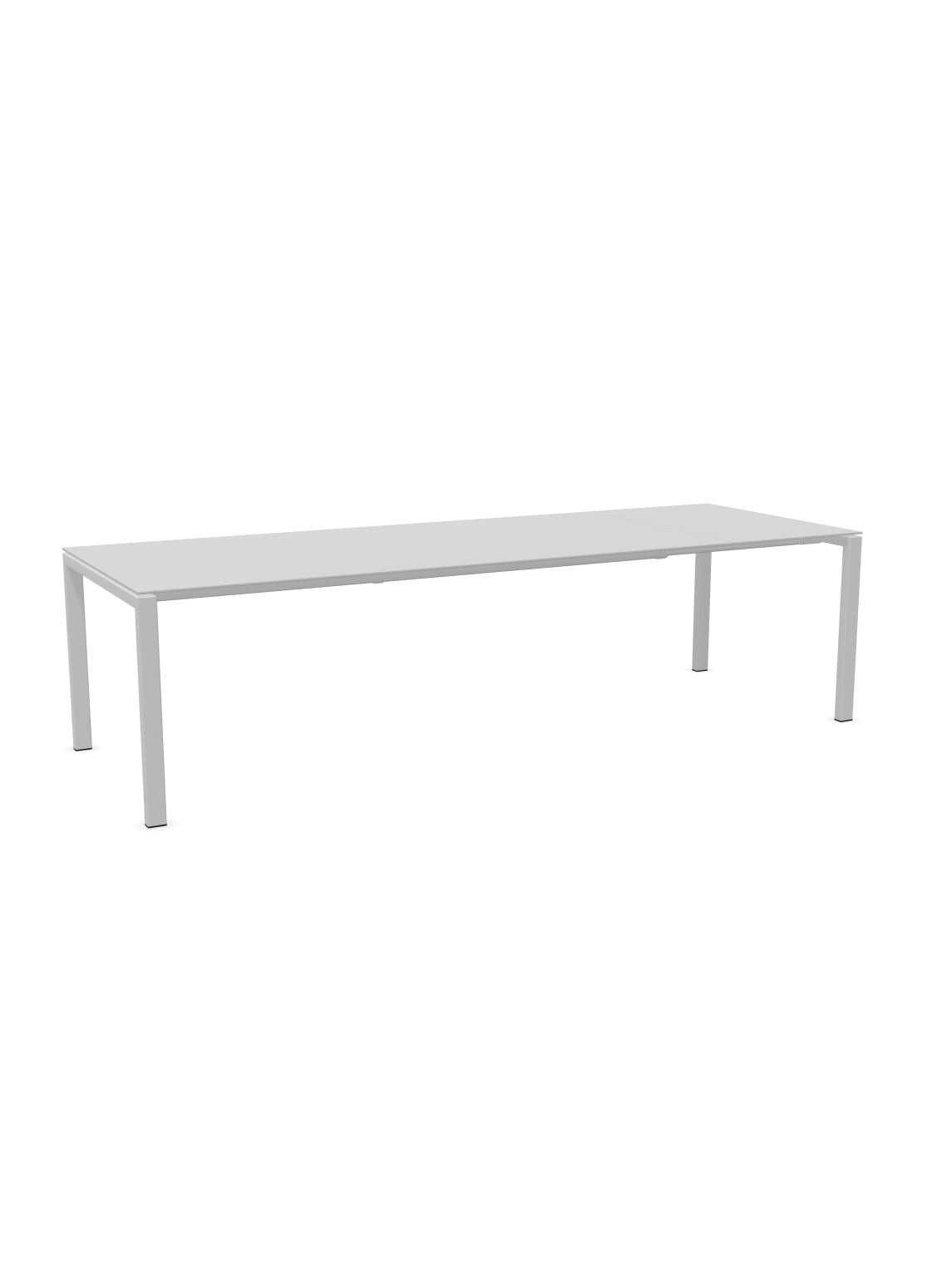Schaffner Luzern table repas extensible 220/280x100cm Gris Argent 78 Gris argent 78 