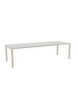Schaffner Luzern table repas extensible 220/280x100cm Gris Argent 78 Sable Pastel 15 