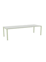 Schaffner Luzern table repas extensible 220/280x100cm Gris Argent 78 Vert Pastel 64 
