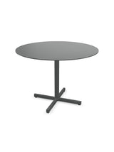 Schaffner Luzern table repas rabattable Ø100cm Graphite 73 Graphite 73 