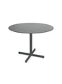 Schaffner Luzern table repas rabattable Ø100cm Graphite 73 Graphite 73 
