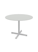 Schaffner Luzern table repas rabattable Ø100cm Gris Argent 78 Gris argent 78 