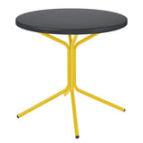 Schaffner PIX Table basse Ø54cm H:54cm Anthracite 77 Jaune 11 