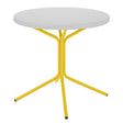 Schaffner PIX Table basse Ø54cm H:54cm Blanc 90 Jaune 11 