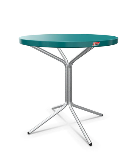 Schaffner PIX Table basse Ø54cm H:54cm Bleu Kali 56 Galvanisé à chaud 02 