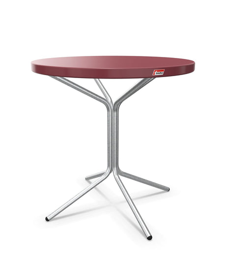 Schaffner PIX Table basse Ø54cm H:54cm Bordeaux 38 Galvanisé à chaud 02 