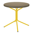 Schaffner PIX Table basse Ø54cm H:54cm Champagne 85 Jaune 11 