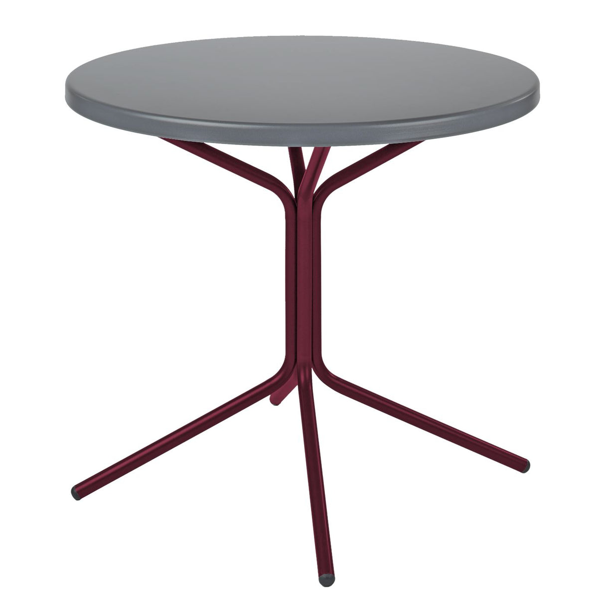 Schaffner PIX Table basse Ø54cm H:54cm Gris Argent 78 Bordeaux 38 