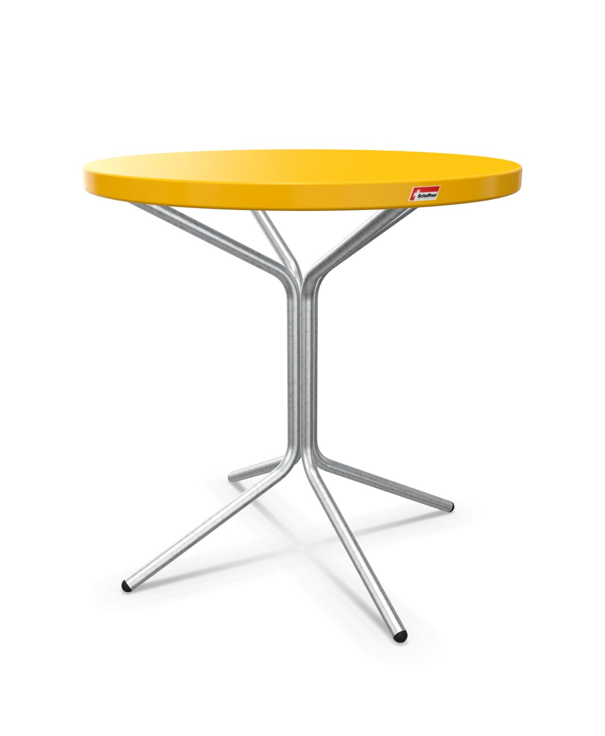 Schaffner PIX Table basse Ø54cm H:54cm Jaune 11 Galvanisé à chaud 02 