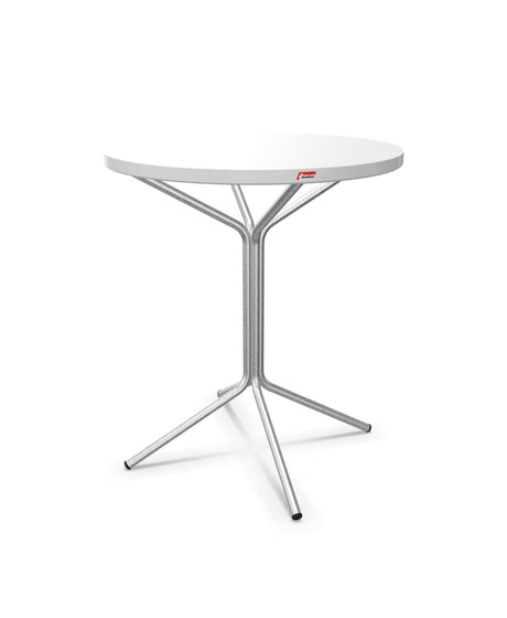 Schaffner PIX Table bistrot Ø60cm H:70cm Blanc 90 Galvanisé à chaud 02 
