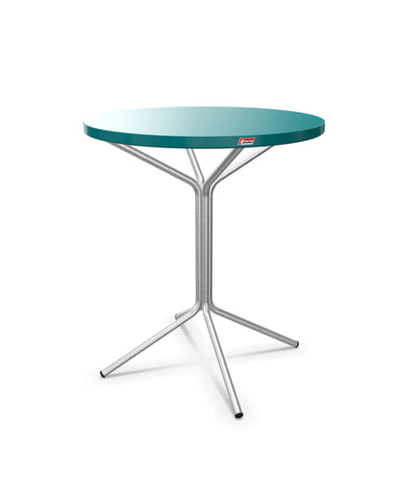 Schaffner PIX Table bistrot Ø60cm H:70cm Bleu Kali 56 Galvanisé à chaud 02 