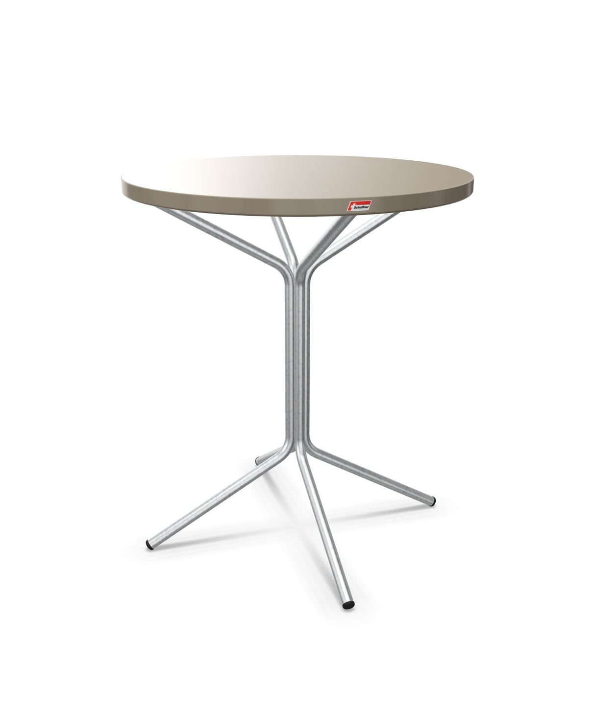 Schaffner PIX Table bistrot Ø60cm H:70cm Champagne 85 Galvanisé à chaud 02 
