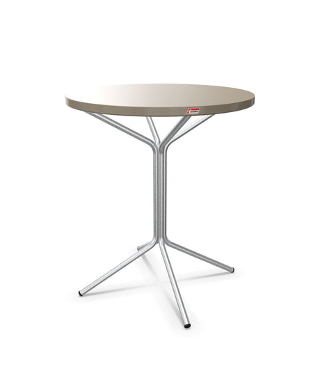 Schaffner PIX Table bistrot Ø60cm H:70cm Champagne 85 Galvanisé à chaud 02 