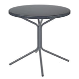 Schaffner PIX Table bistrot Ø60cm H:70cm GALAXUS Graphite 73 