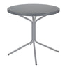 Schaffner PIX Table bistrot Ø60cm H:70cm GALAXUS Gris argent 78 